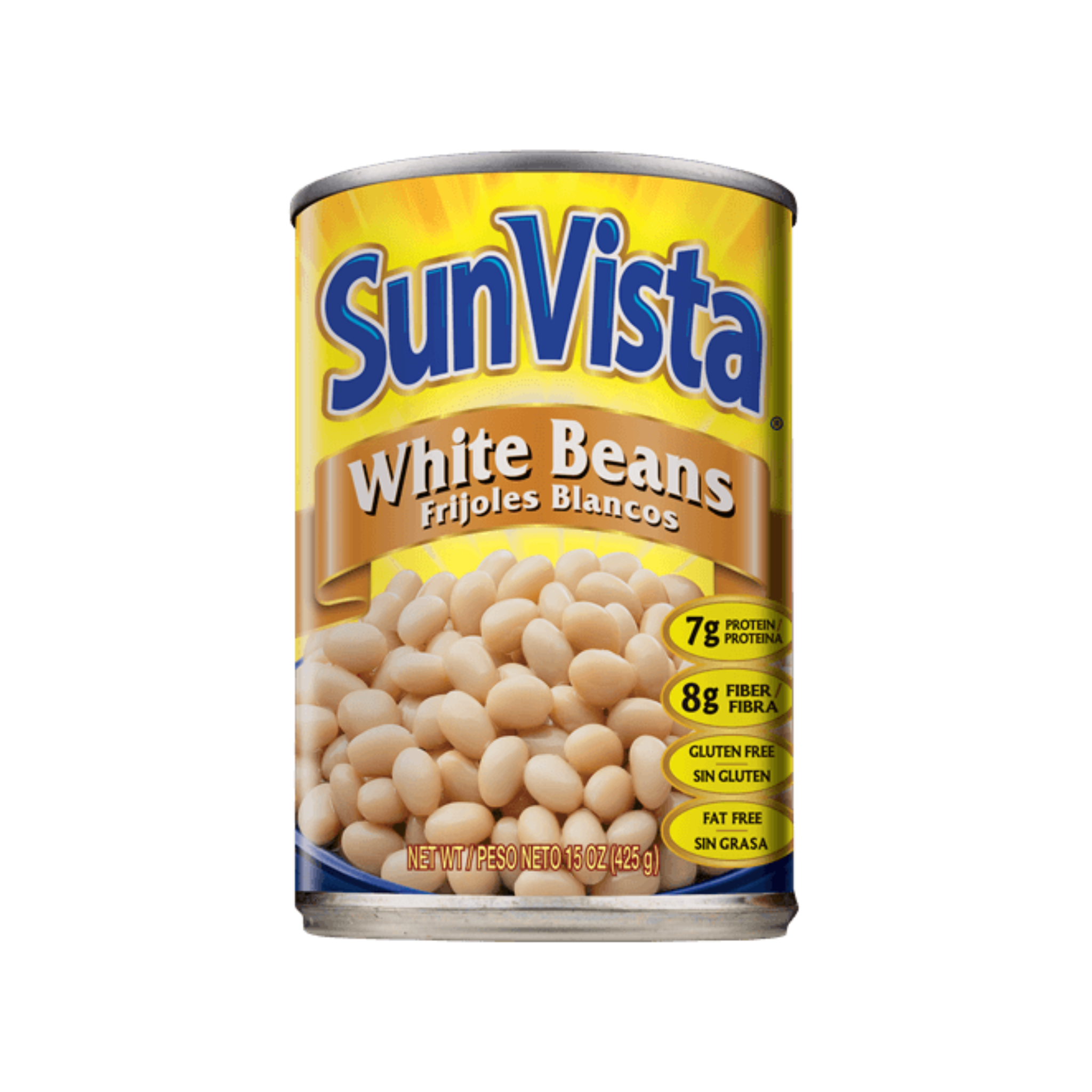 Sun Vista White Beans 12/15oz