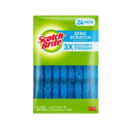Scotch Scrub Non Scratch Blue 24ct
