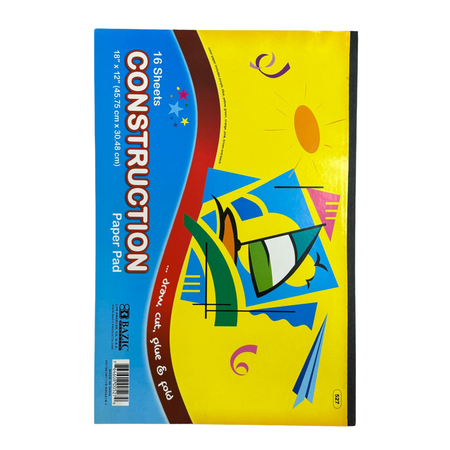 Bazic Construction Paper Pad 1
