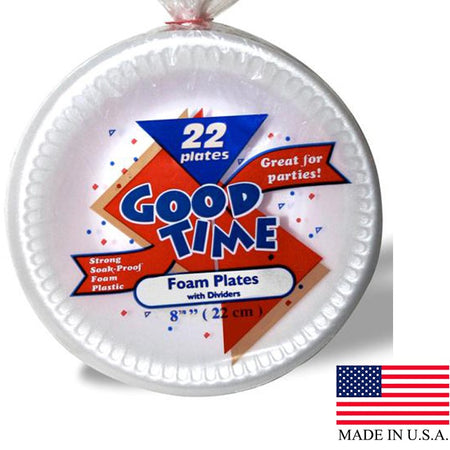 Good Time Foam Plates 8 7/8" 24/1ct