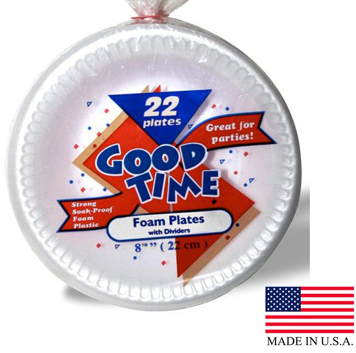 Good Time Foam Plates 8 7/8" 24/1ct