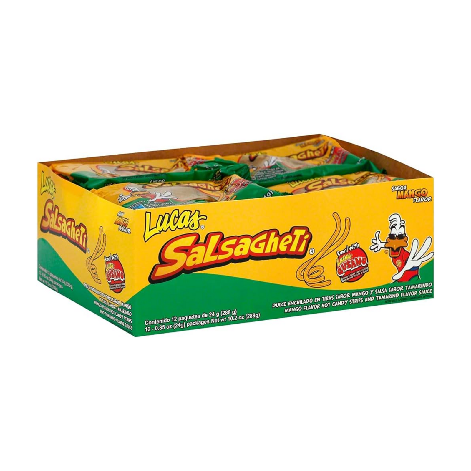 Lucas Skwinkles Salsagheti Mango 12ct/0.85oz