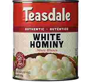 Teasdale White Hominy 12/30oz