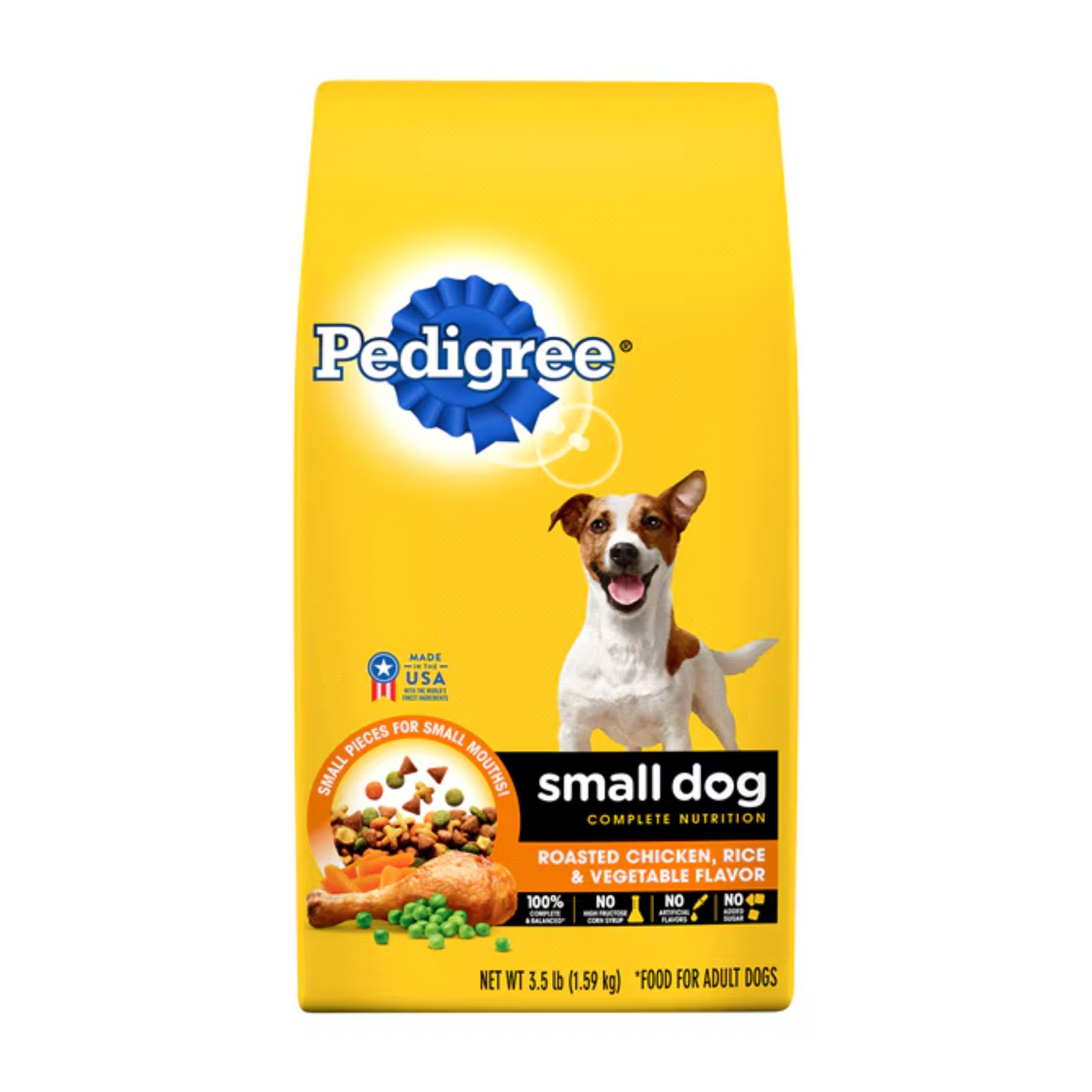 Pedigree Small Dog Roasted Chicken 4/3.5Lb