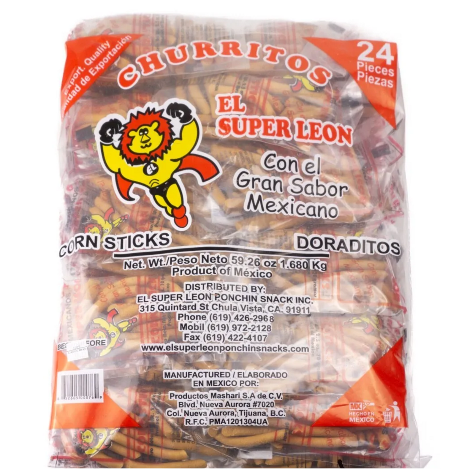 Churritos Red Thick Corn Stick