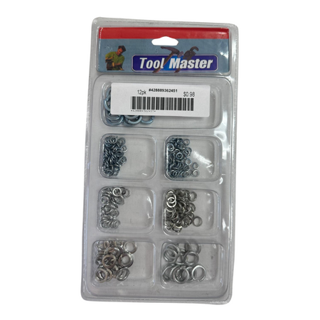 Tool Master Washer Set 7 Sizes 12/1ct