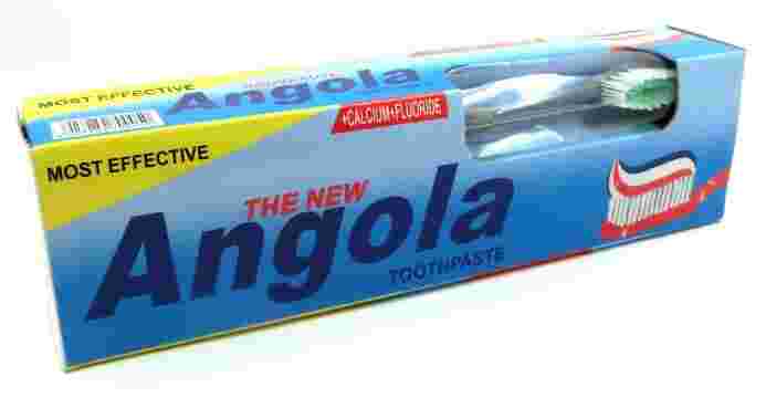 Angola Toothpaste w/Brush 12/1ct