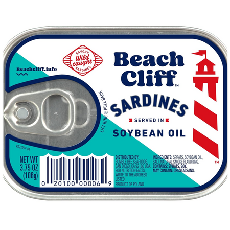 BC Sardines Soybean Oil 12/1ct