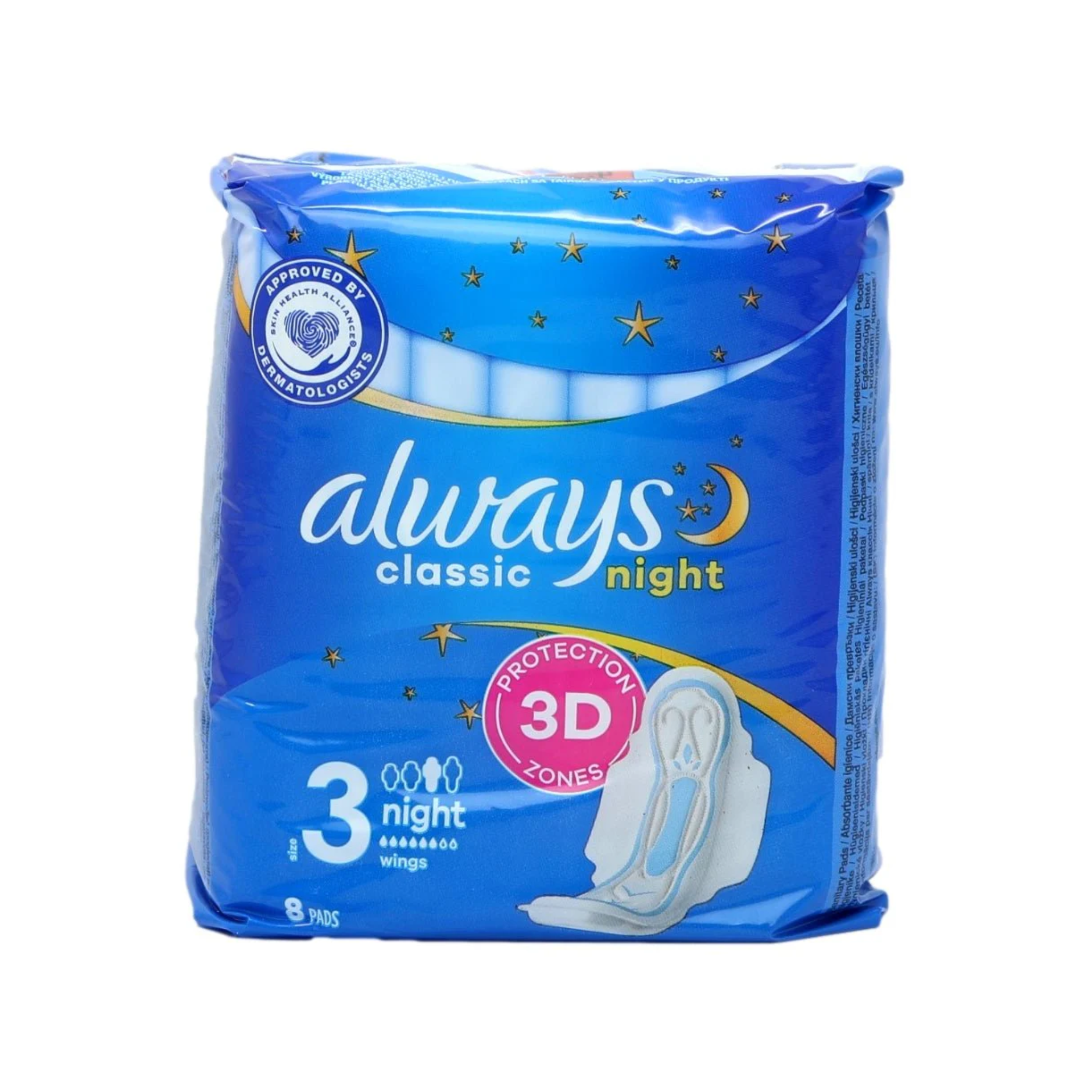 Always Classic Night Size 3 16/8ct