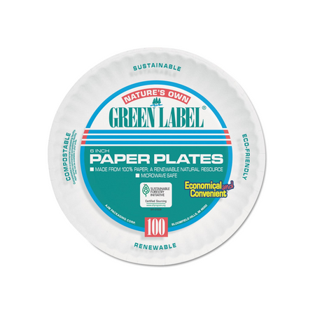 Green Label Plate 24/40ct/9in