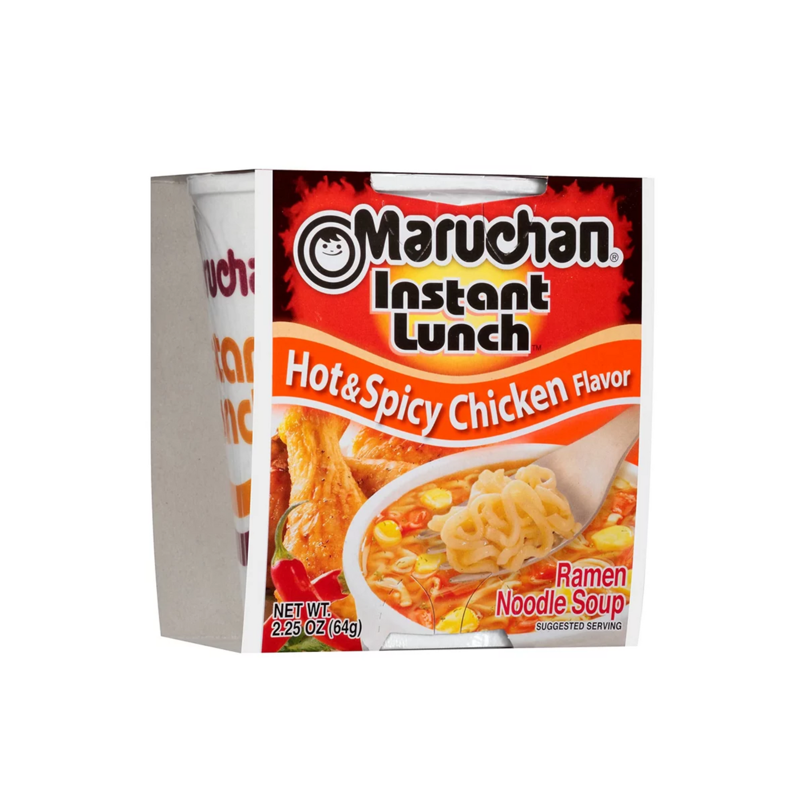 Maruchan Hot & Spicy Chicken Ramen Cup 12/2.25oz