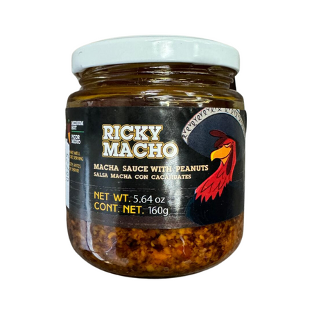 Ricky Macho Chili Macha Sauce w/ Peanuts 12/5.64oz