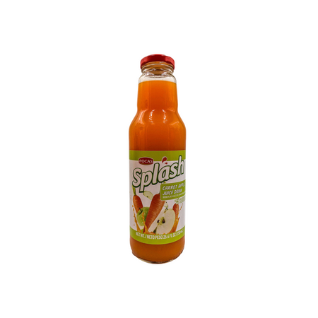 Splash Apple Carrot Juice 8/25oz +0.40CRV