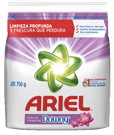 Ariel w/Downy Powder 12/750g