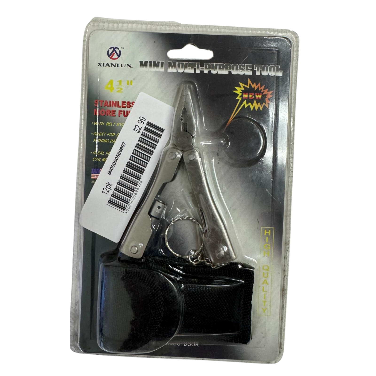 Mini Multifunctional Pliers 12/1ct