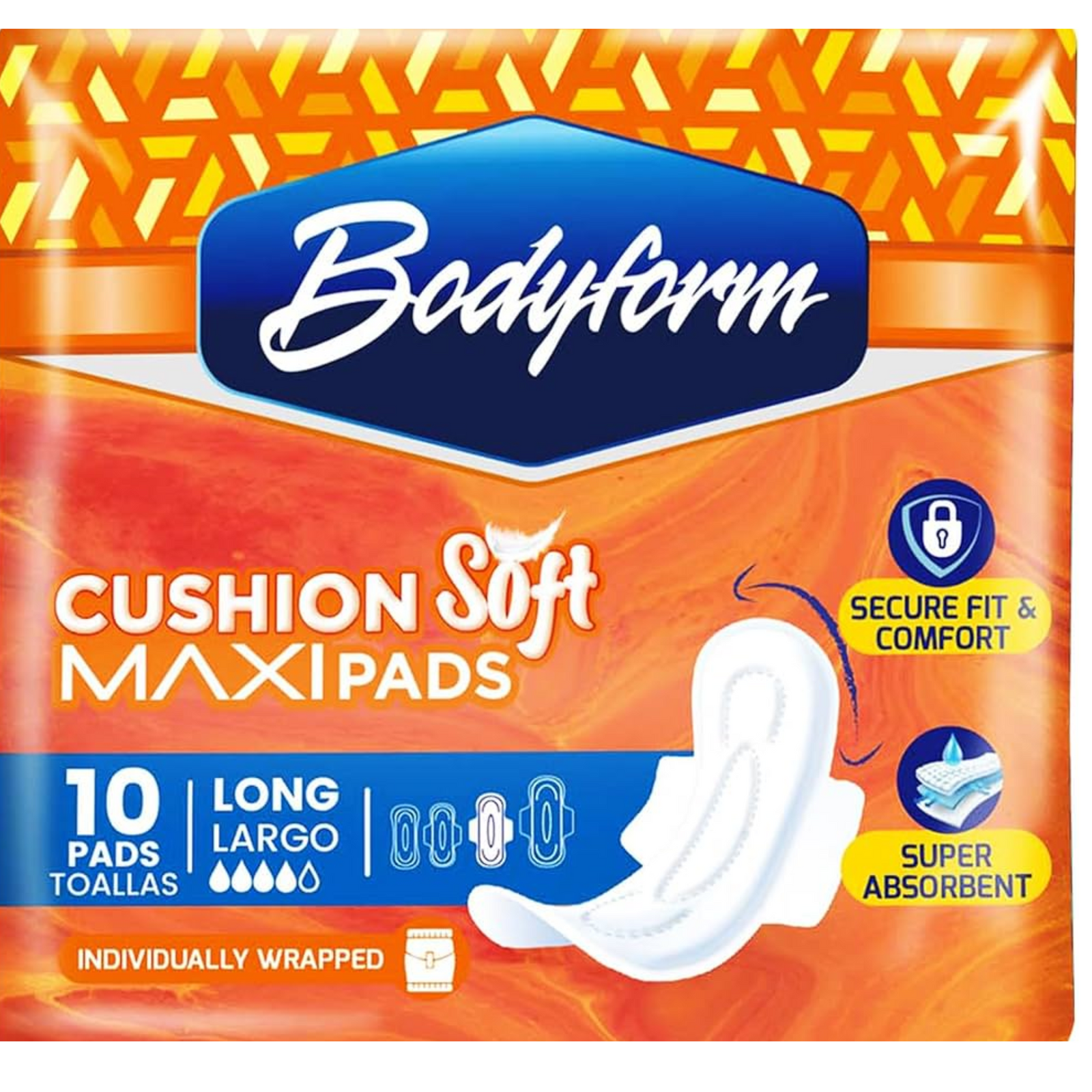 Bodyform Long Pads 24/10ct