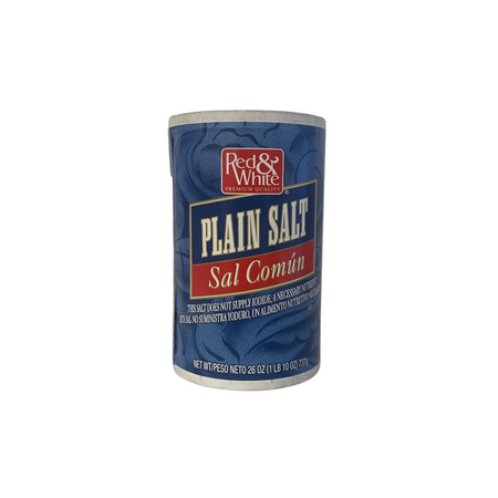 Red & White Plain Salt 24/26oz