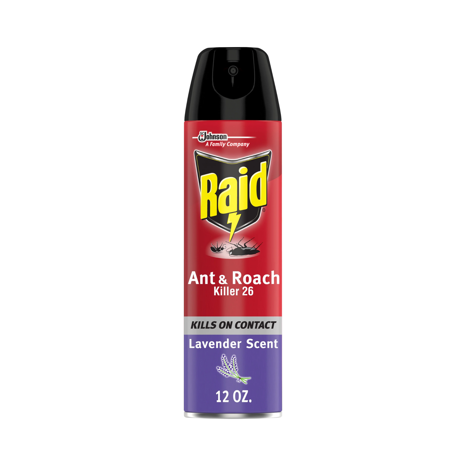 Raid Ant & Roach Lavender 12/12oz