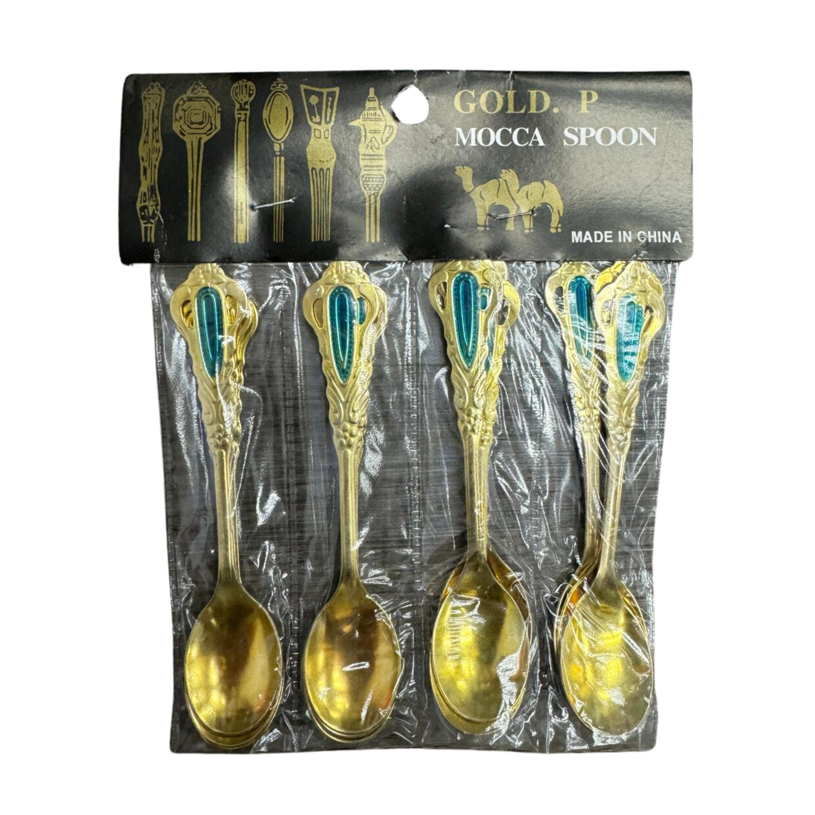 Mocca Spoon Gold 12/12ct
