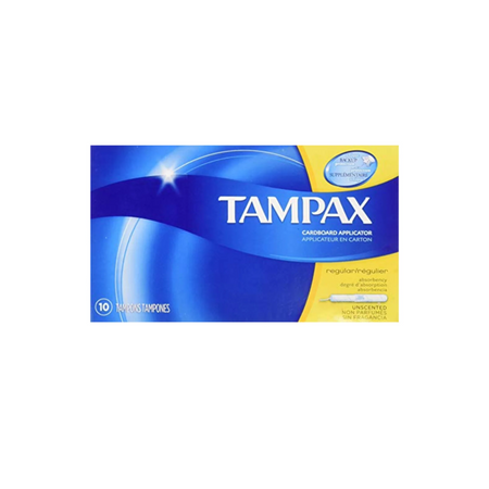 Tampax Regular Yellow 12/10ct
