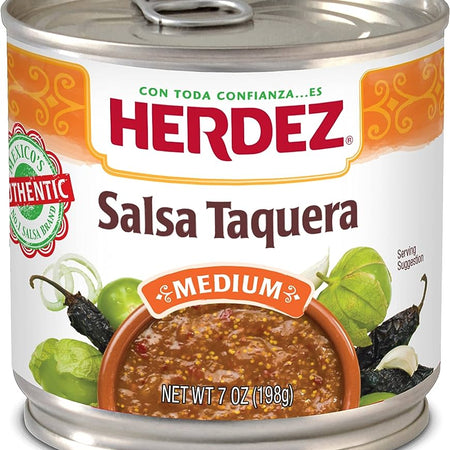 Herdez Salsa Taquera Med 12/7oz