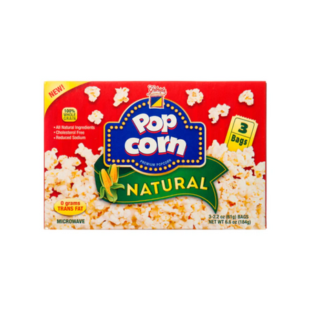 Gabriela PopCorn Natural 12/2.2oz