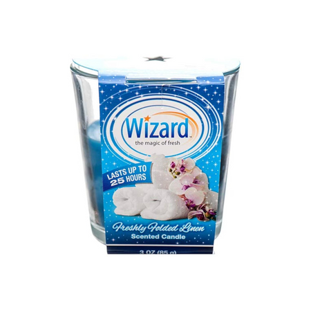 Wizard Candle Freshly Folded Linen 12/3oz
